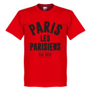 Psg T-shirt Paris Established Röd