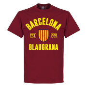 Barcelona T-shirt Established Röd