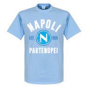 Napoli T-shirt Established Ljusblå