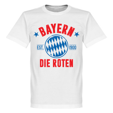 Bayern München T-shirt Bayern Established Vit