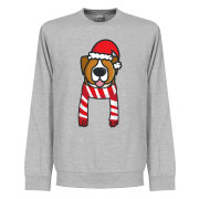 Liverpool Tröja Christmas Dog Sweatshirt Grå