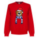 Chelsea Tröja Christmas Dog Sweatshirt Röd
