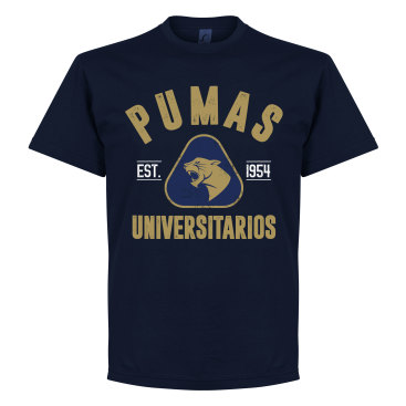 Pumas T-shirt Established Mörkblå