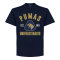 Pumas T-shirt Established Mörkblå