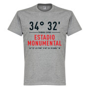 River Plate T-shirt Home Coordinates Grå