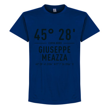 Inter T-shirt Giuseppe Meazza Coordinates Blå