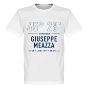 Inter T-shirt Giuseppe Meazza Coordinates Vit