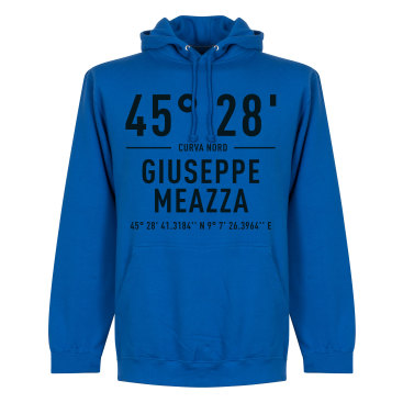 Inter Huvtröja Giuseppe Meazza Coordinates Blå