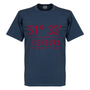 Arsenal T-shirt Highbury Home Coordinate Blå