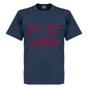 Arsenal T-shirt Highbury Home Coordinate Blå