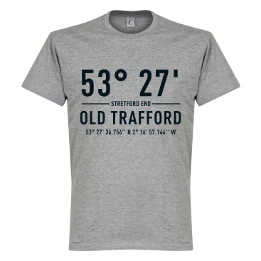 Manchester United T-shirt Old Trafford Home Coordinate Grå