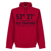 Manchester United Huvtröja Old Trafford Home Coordinates Röd