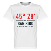 Milan T-shirt Milan San Siro Home Coordinate Vit