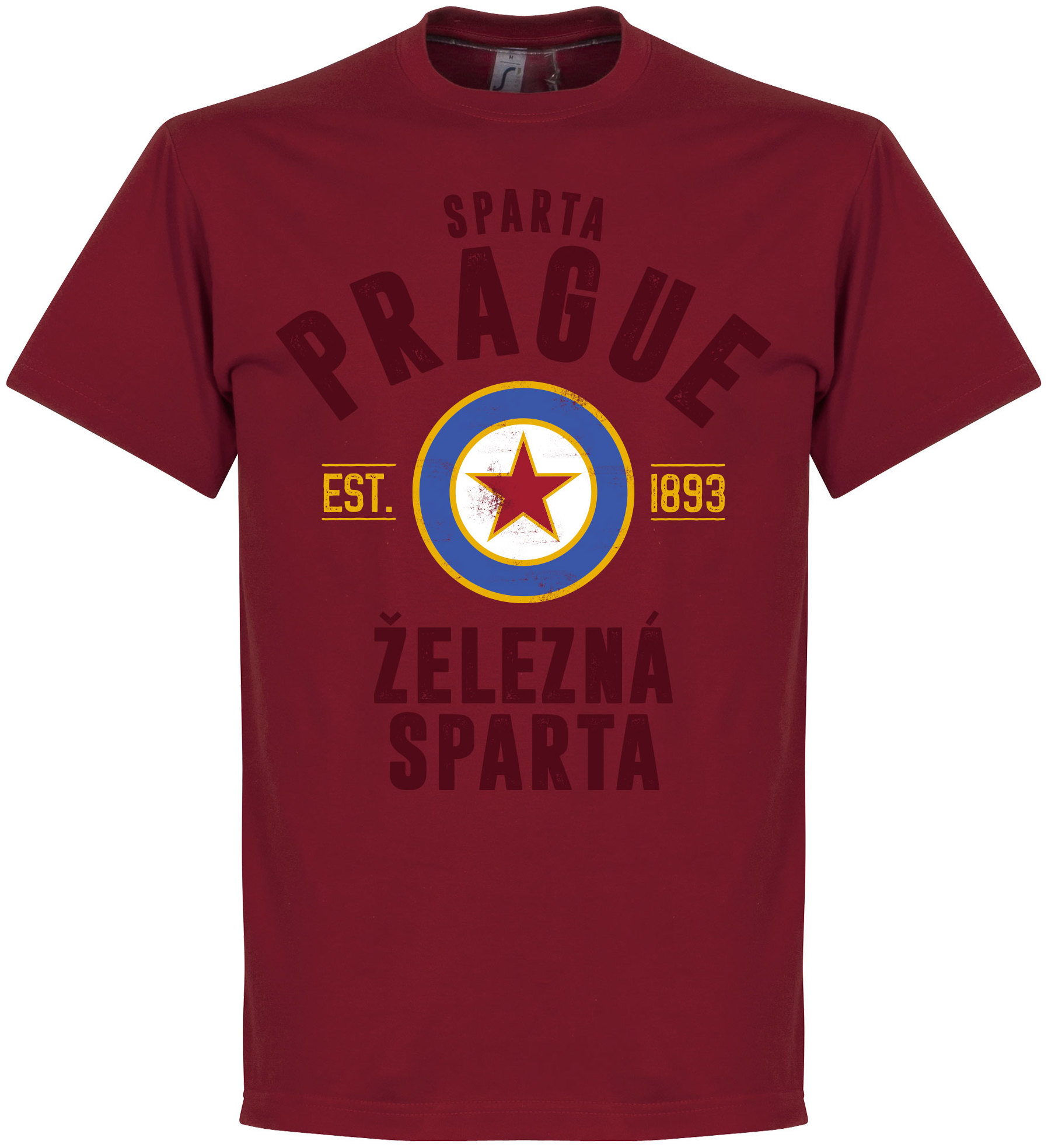 Sparta Praha T-shirt Sparta Prague Established Röd