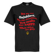 Manchester United T-shirt Ole Solskjaer Song Svart