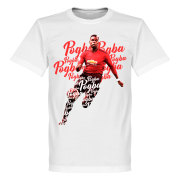 Manchester United T-shirt Pogba Script Barn Paul Pogba Vit