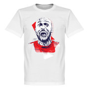 Arsenal T-shirt Backpost Henry Thierry Henry Vit