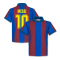 Barcelona Tröja 1980s Home Messi Retro Shirt Lionel Messi Rödbrun