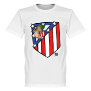 Atletico Madrid T-shirt Jc Atletico Crest Vit