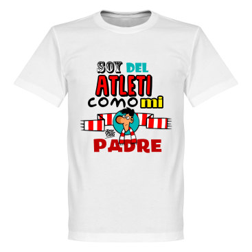 Atletico Madrid T-shirt Atleti Como Mi Padre Vit