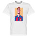 Barcelona T-shirt Playmaker Laudrup Football Vit