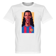 Barcelona T-shirt Playmaker Ronaldinho Football Vit