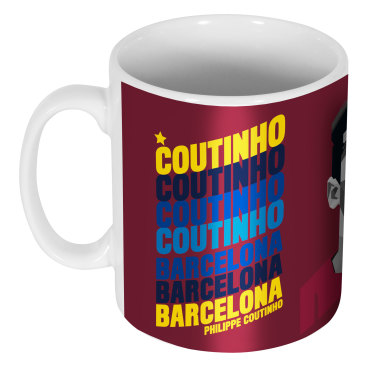Barcelona Mugg Coutinho Portrait Philippe Coutinho Multi Coloured