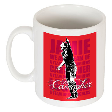 Liverpool Mugg Jamie Carragher Legend Vit