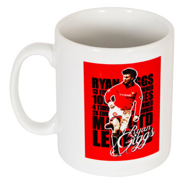 Manchester United Mugg Giggs Legend Ryan Giggs Vit