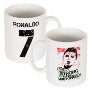 Portugal Mugg Ronaldo No7 Cristiano Ronaldo Vit