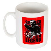 Manchester United Mugg Alex Ferguson Legend Vit