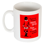 Manchester United Mugg George Best Vit