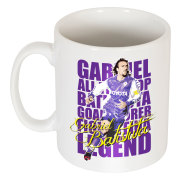 Fiorentina Mugg Gabriel Batistuta Legend Vit