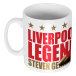 Liverpool Mugg Legend Steven Gerrard Vit