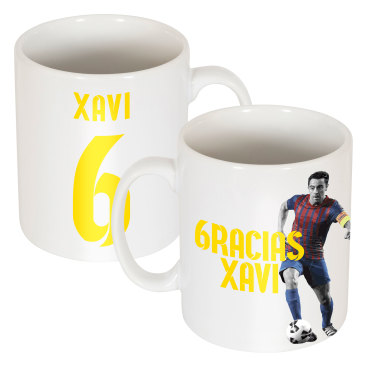 Barcelona Mugg Gracias Xavi Xavier Hernandez I Creus Vit