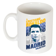 Real Madrid Mugg Ronaldo Madrid Portrait Cristiano Ronaldo Vit