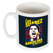 Barcelona Mugg Suarez Portrait Luis Suarez Vit