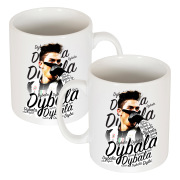 Juventus Mugg 100 Porcelain Mug With An Original Design Celebrating  Paulo Dybala Vit