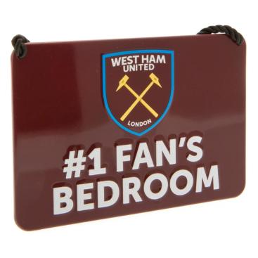 West Ham United Sovrumsskylt No1 Fan
