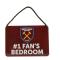 West Ham United Sovrumsskylt No1 Fan