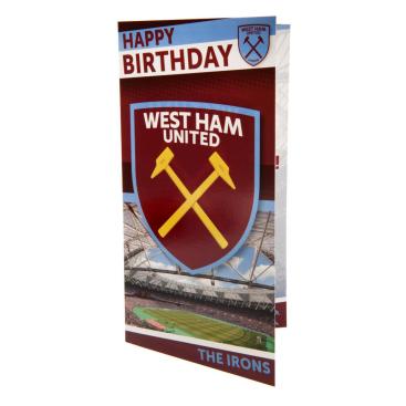 West Ham United Födelsedagskort