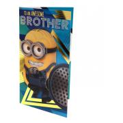 Despicable Me 3 Minion Födelsedagskort Bror