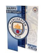 Manchester City Gratulationskort Logo