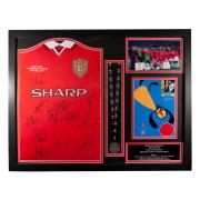Manchester United Signerad Fotbollströja 1999 Champions League Final