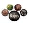 The Beatles Emblem Knappar