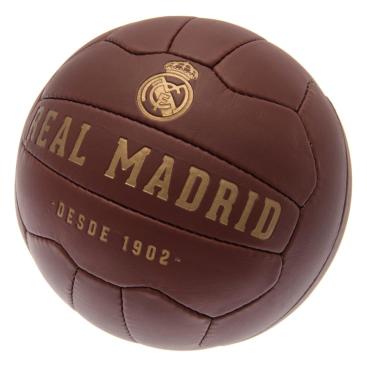 Real Madrid Retro Fotboll Feltryck