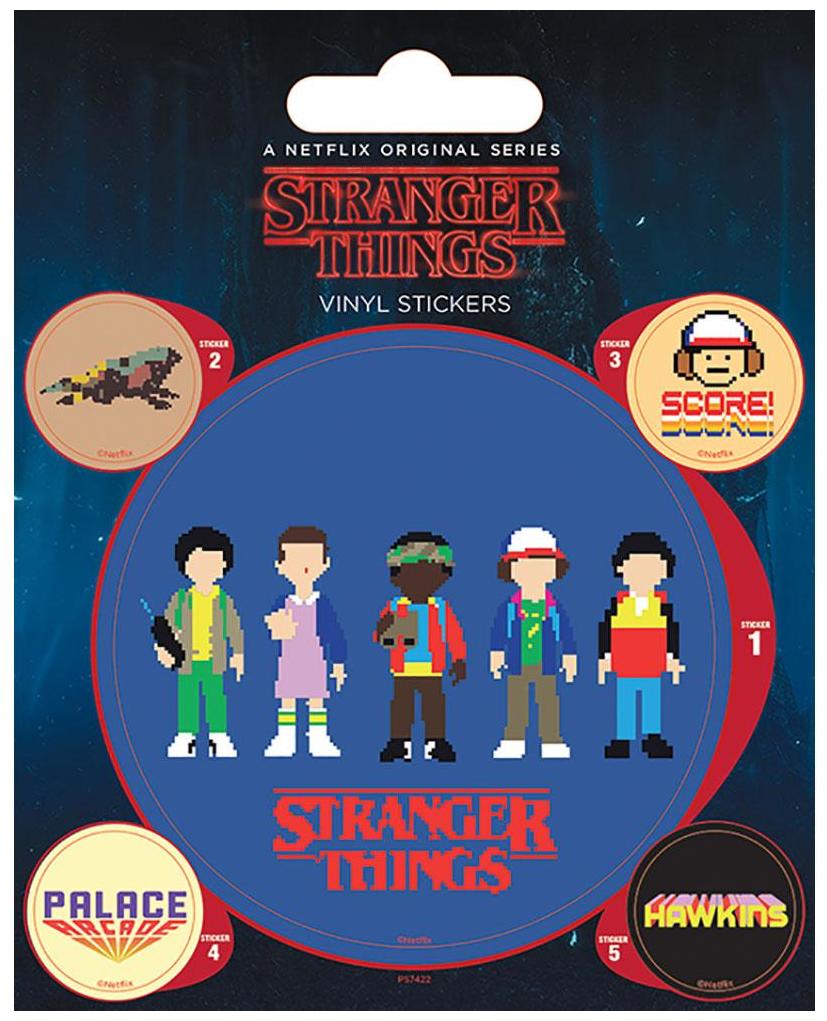 Stranger Things Klistermärken Arcade