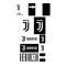Juventus Klistermärken