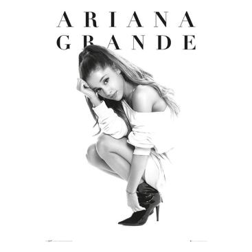 Ariana Grande Poster Svart/vit 186