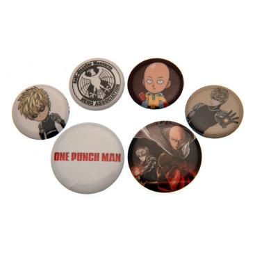 One Punch Man Emblem Knappar